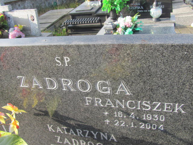 Katarzyna Zadroga Chrzanów Kościelec - Grobonet - Wyszukiwarka osób pochowanych