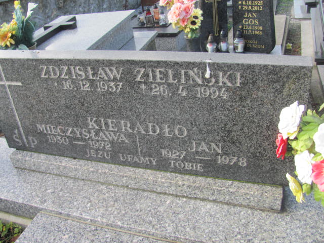 Zdzisław Zieliński 1937 Chrzanów Kościelec - Grobonet - Wyszukiwarka osób pochowanych