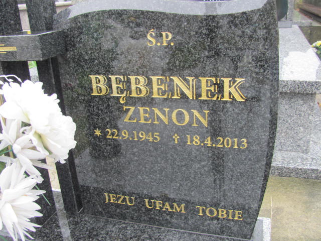 Zenon Bębenek 1945 Chrzanów Kościelec - Grobonet - Wyszukiwarka osób pochowanych