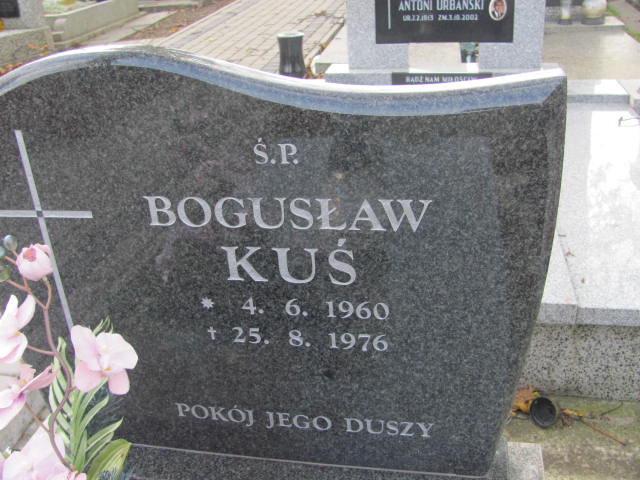 Bogusław Kuś 1960 Chrzanów Kościelec - Grobonet - Wyszukiwarka osób pochowanych