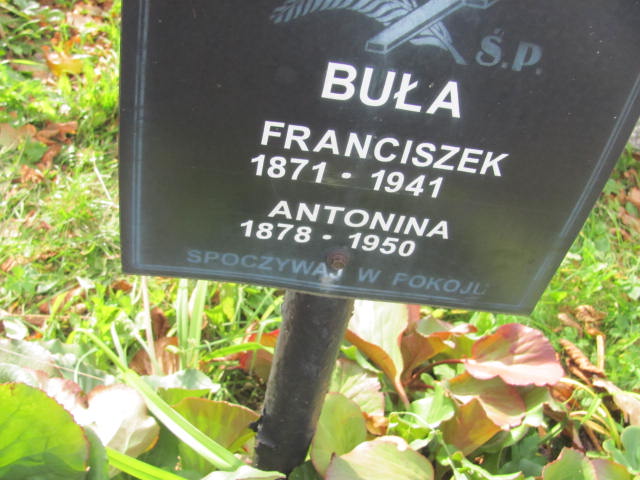 Franciszek Buła 1870 Chrzanów Kościelec - Grobonet - Wyszukiwarka osób pochowanych