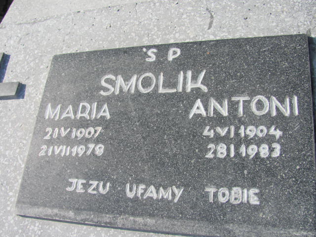 Maria Smolik 1907 Chrzanów Kościelec - Grobonet - Wyszukiwarka osób pochowanych