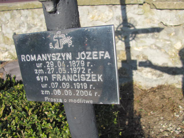 Grób Franciszek Romanyszyn