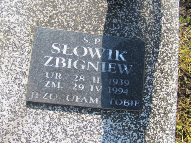 Zbigniew Słowik 1939 Chrzanów Kościelec - Grobonet - Wyszukiwarka osób pochowanych